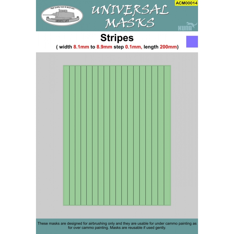 Stripes 8,1mm-8,9mm